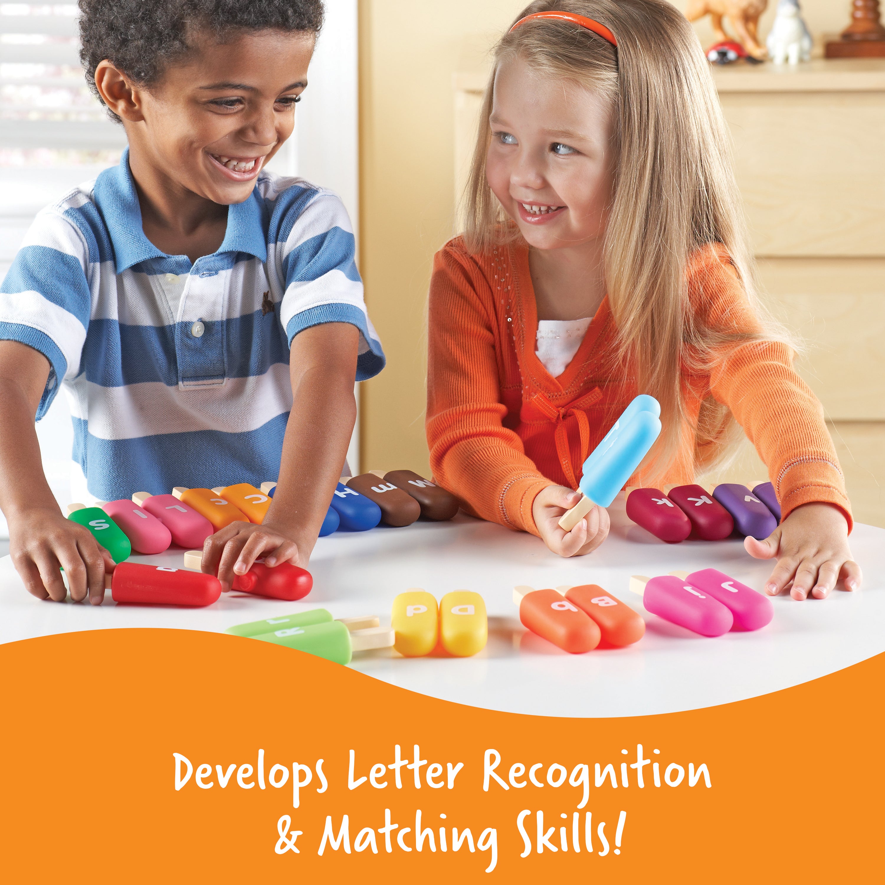 Learning Resources Smart Snacks Alpha Pops, Letter Recognition and Fine Motor Skill Development Toy, Ages 2+
