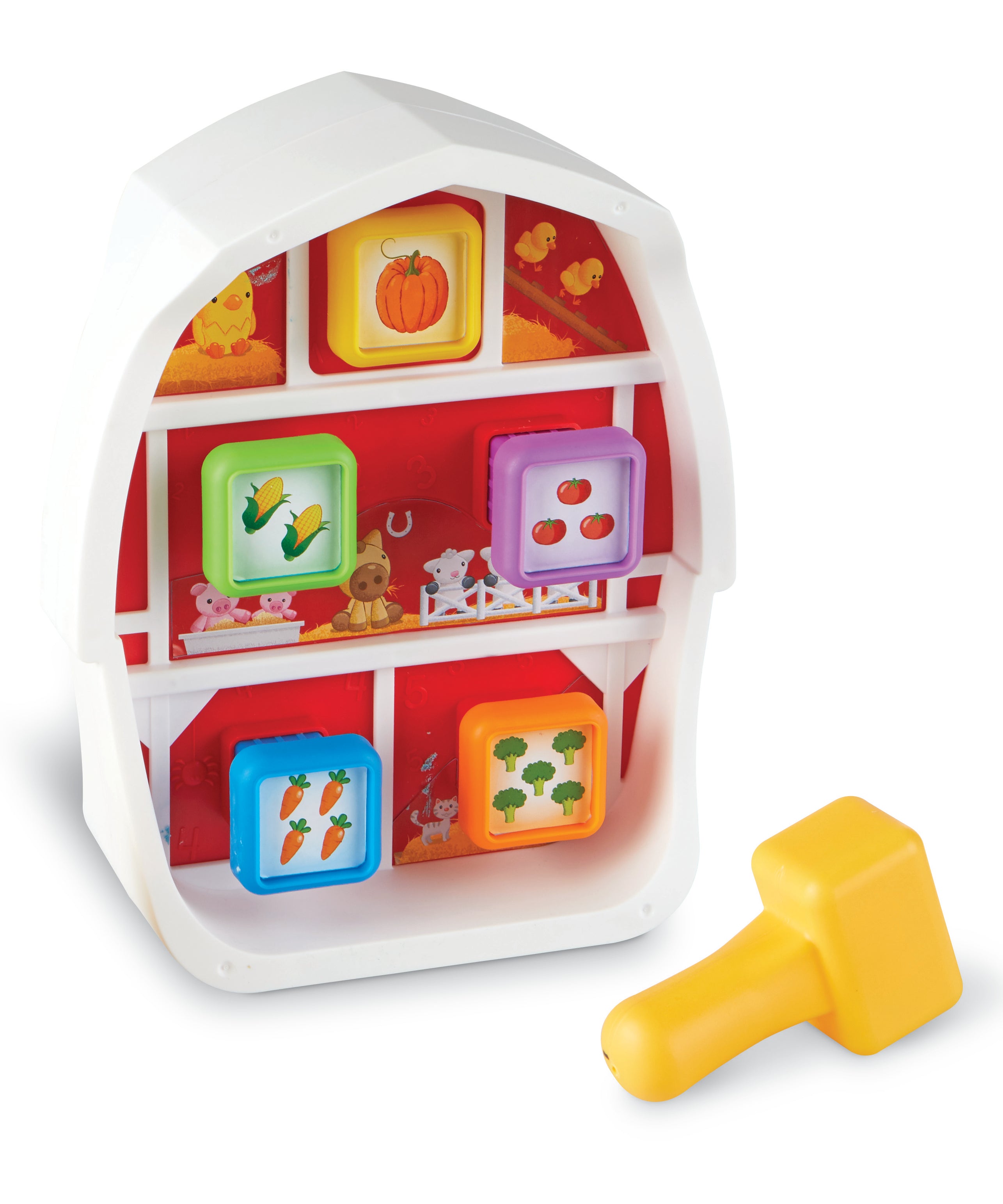 لعبة مقعد الدق في الفناء من Learning Resources مع كتاب قصصي للأطفال الصغار من عمر 18 شهرًا فما فوق