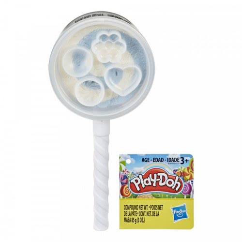 Play-Doh Lollipop 4-Pack Pretend Play Candy Molds with 3 Ounces Non-Toxic Modeling Compound, Creative Arts & Crafts Toy for Kids Ages 3+