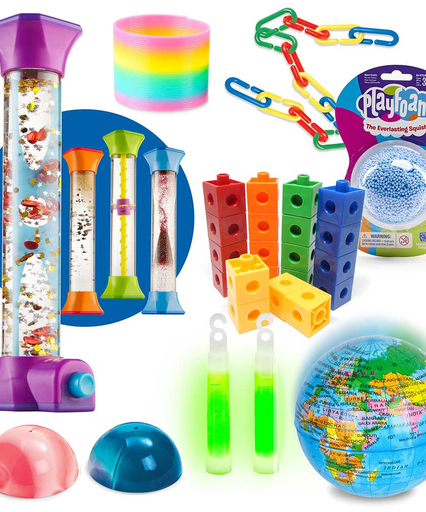 مجموعة ألعاب فيدجيت الحسية من Learning Resources، أدوات لتخفيف القلق والتهدئة للأطفال من سن 3 سنوات فما فوق