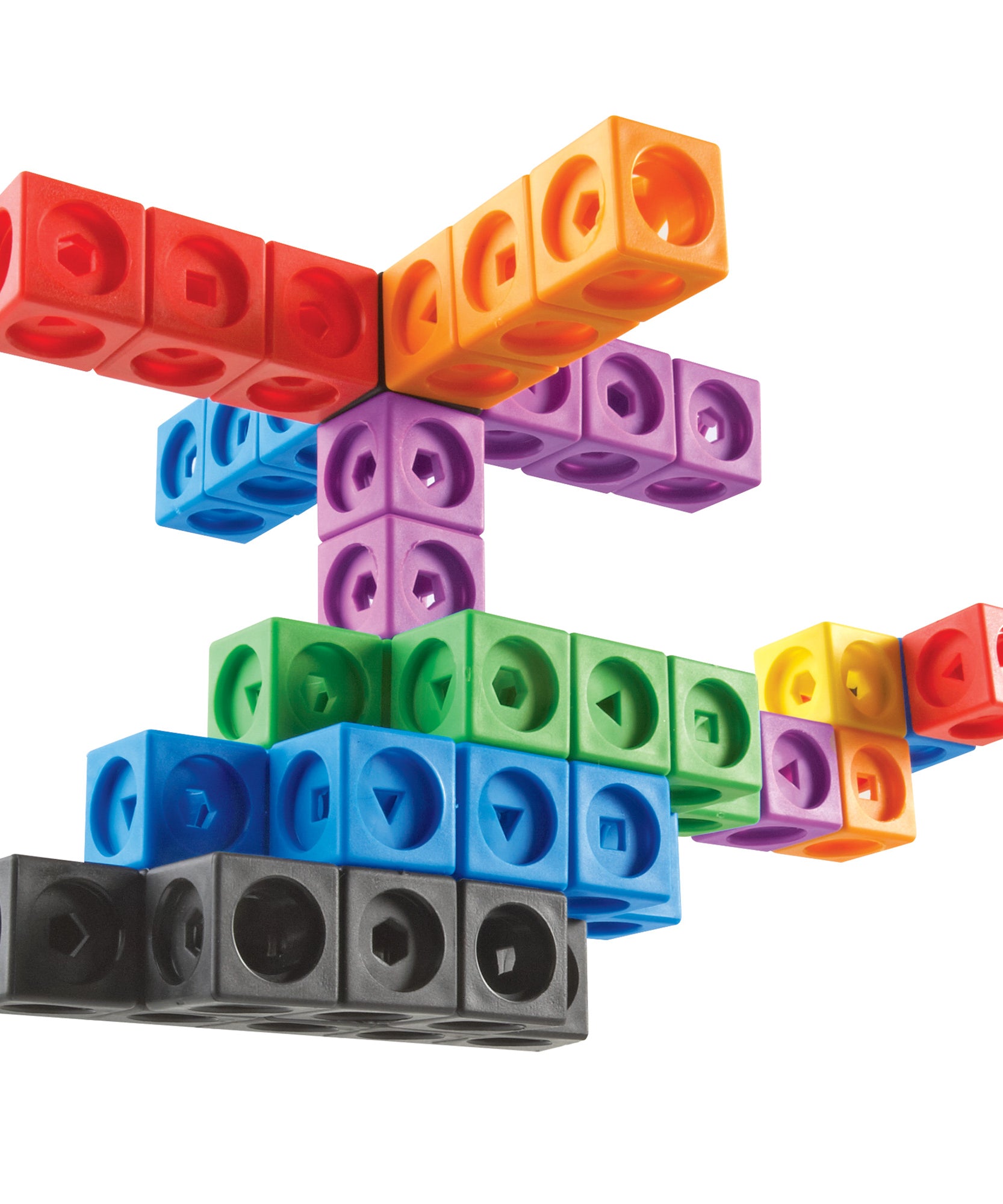 مجموعة مكعبات MathLink من Learning Resources، مكونة من 1000 مكعب، تمارين عملية في الرياضيات، تنمية المهارات الحركية الدقيقة، 10 ألوان، مثالية للعد والتجميع والأنماط، للأعمار من 5 سنوات فما فوق، تتضمن دليل الأنشطة