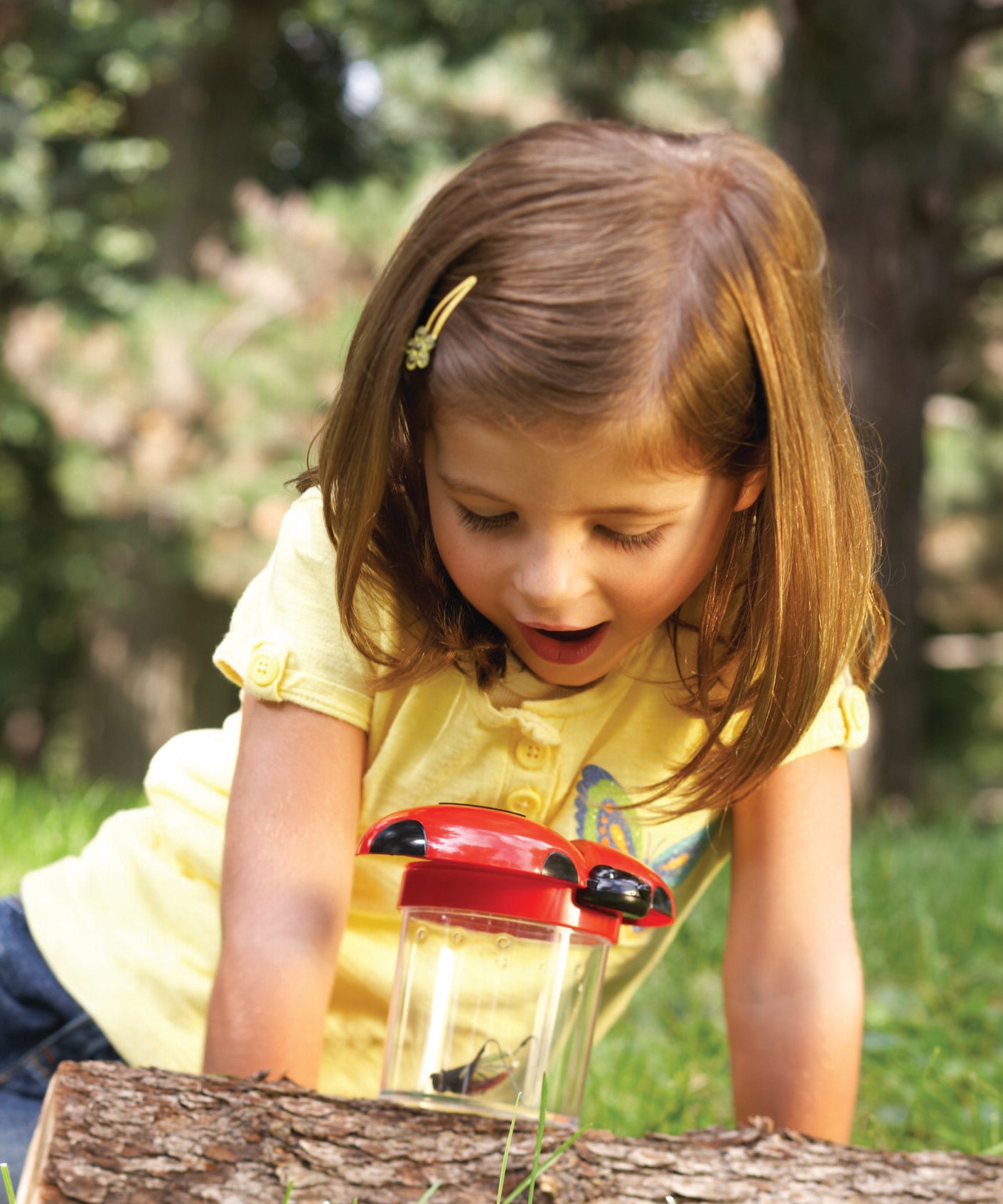 Learning Resources Jumbo Bug Jars, Set of 12 Insect Observation Jars for Kids, Includes 3.5x Magnifying Lids, Air Vents, and Screw-On Caps, Ideal for Outdoor STEM Exploration, Ages 3+