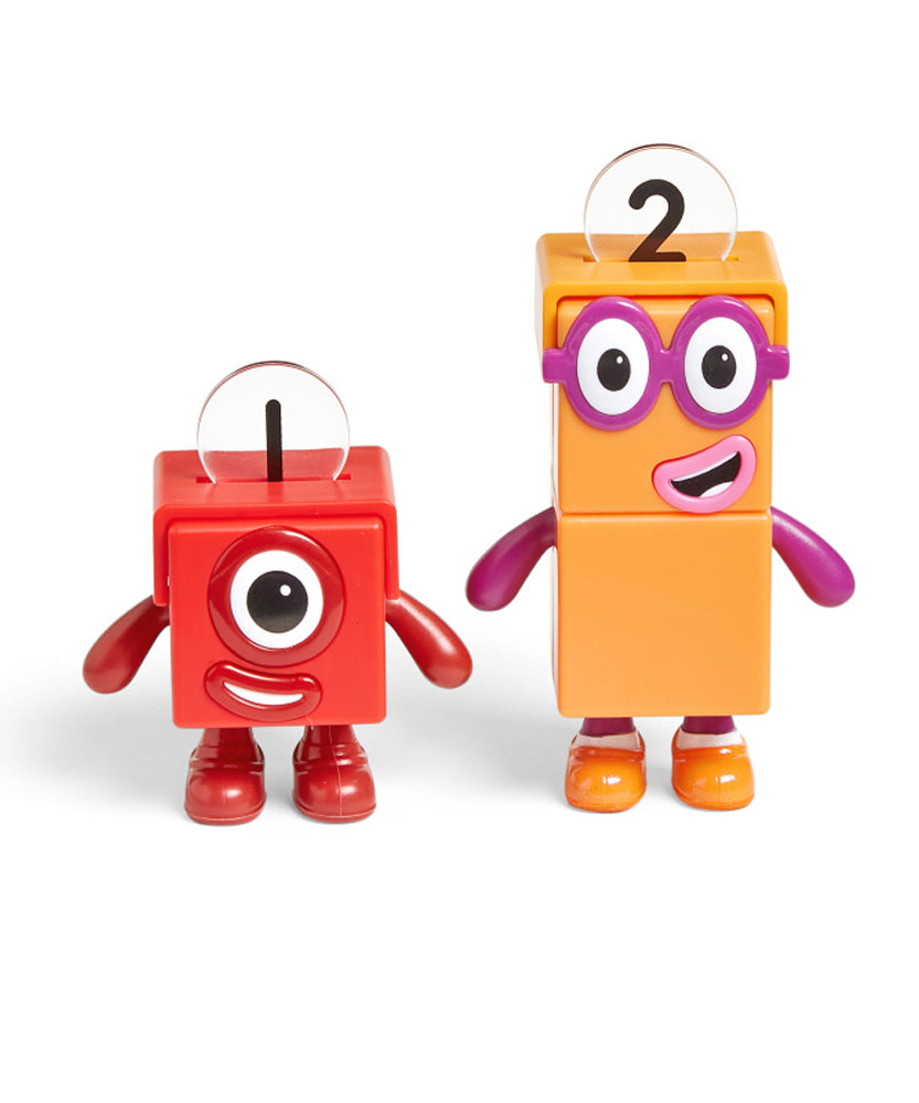 Learning Resources Numberblocks One and Two Bike Adventure, Collectible Figures with Tandem Bike & Accessories, Officially Licensed Learning Resources Set