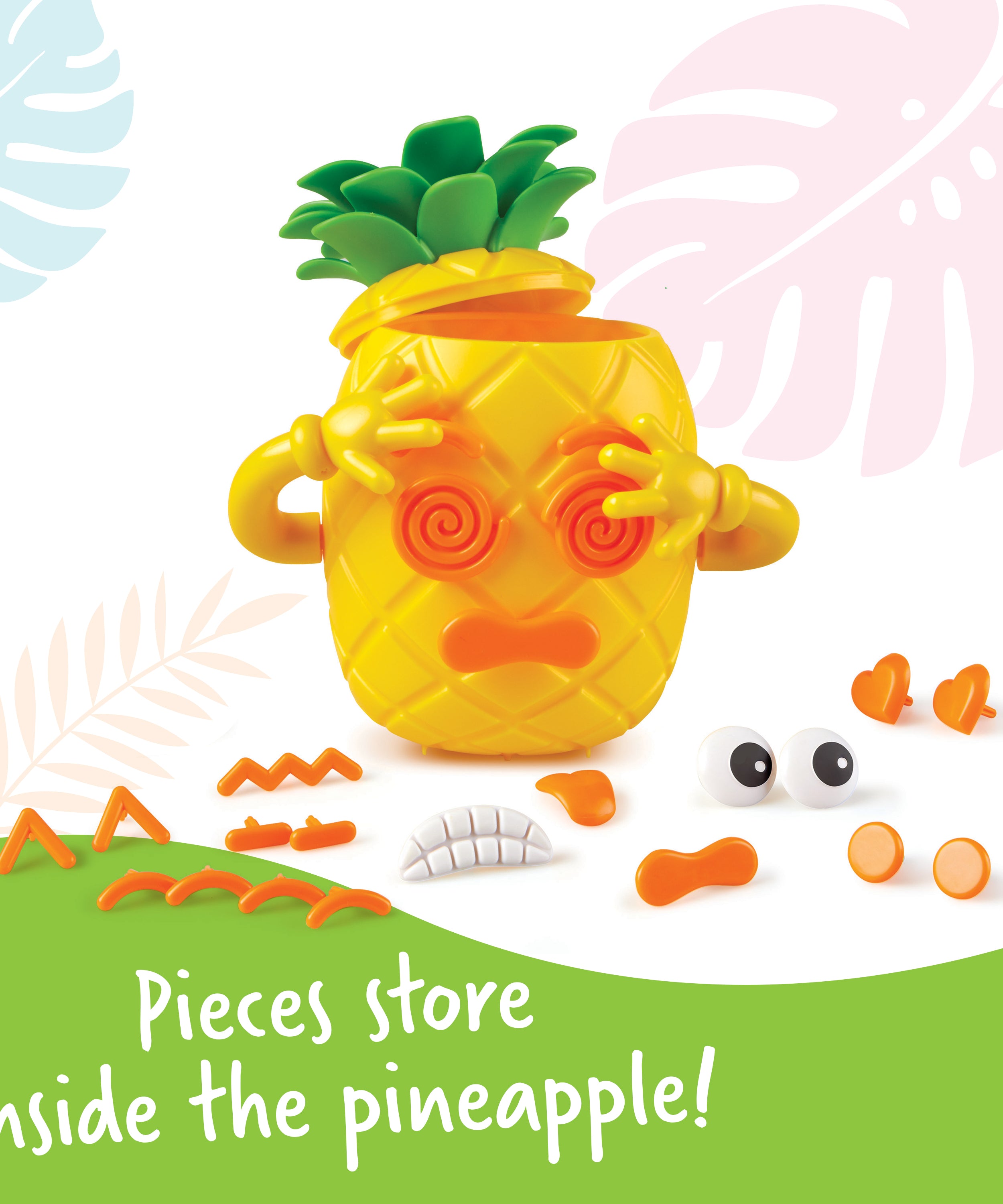 Learning Resources Big Feelings Pineapple, Social-Emotional Learning Toy with 26 Face Pieces, Ages 3+