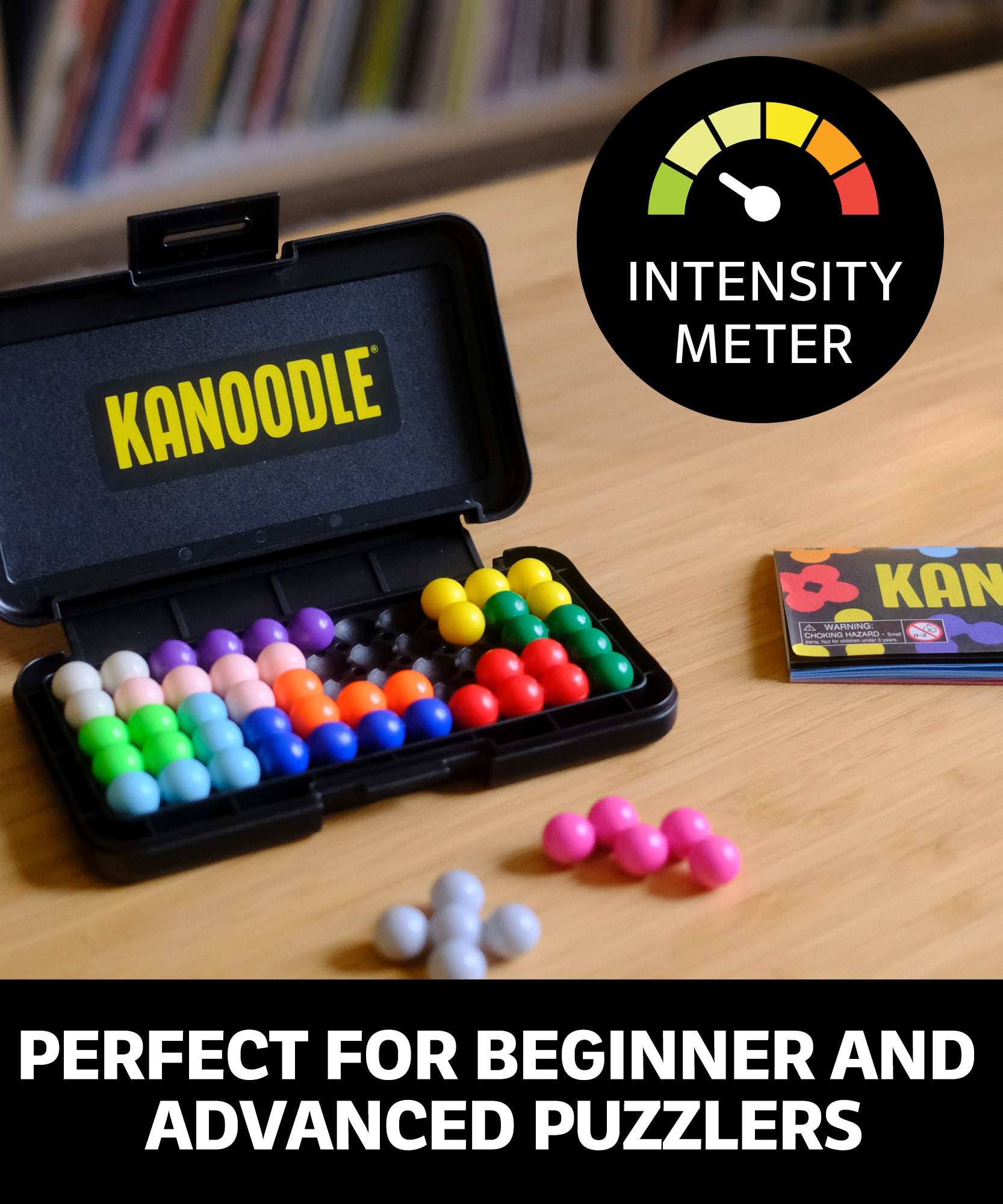 لعبة ألغاز كانودل من Learning Resources، 200 تحدي منطقي للأطفال والكبار، لعبة فردية ثنائية وثلاثية الأبعاد مع قطع ألغاز وكتيب وحافظة، لعبة STEM للأعمار من 7 سنوات فما فوق