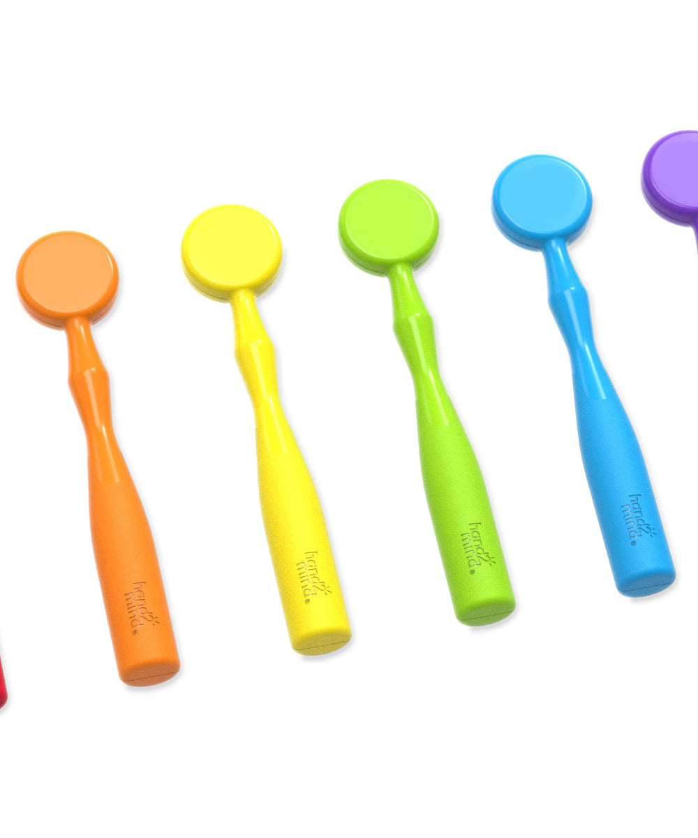 مجموعة من 6 أعواد مغناطيسية ملونة من Learning Resources، مناسبة لتعلم القراءة والكتابة المبكرة وتعلم العلوم والتكنولوجيا والهندسة والرياضيات (STEM)، للأعمار من 3 سنوات فما فوق