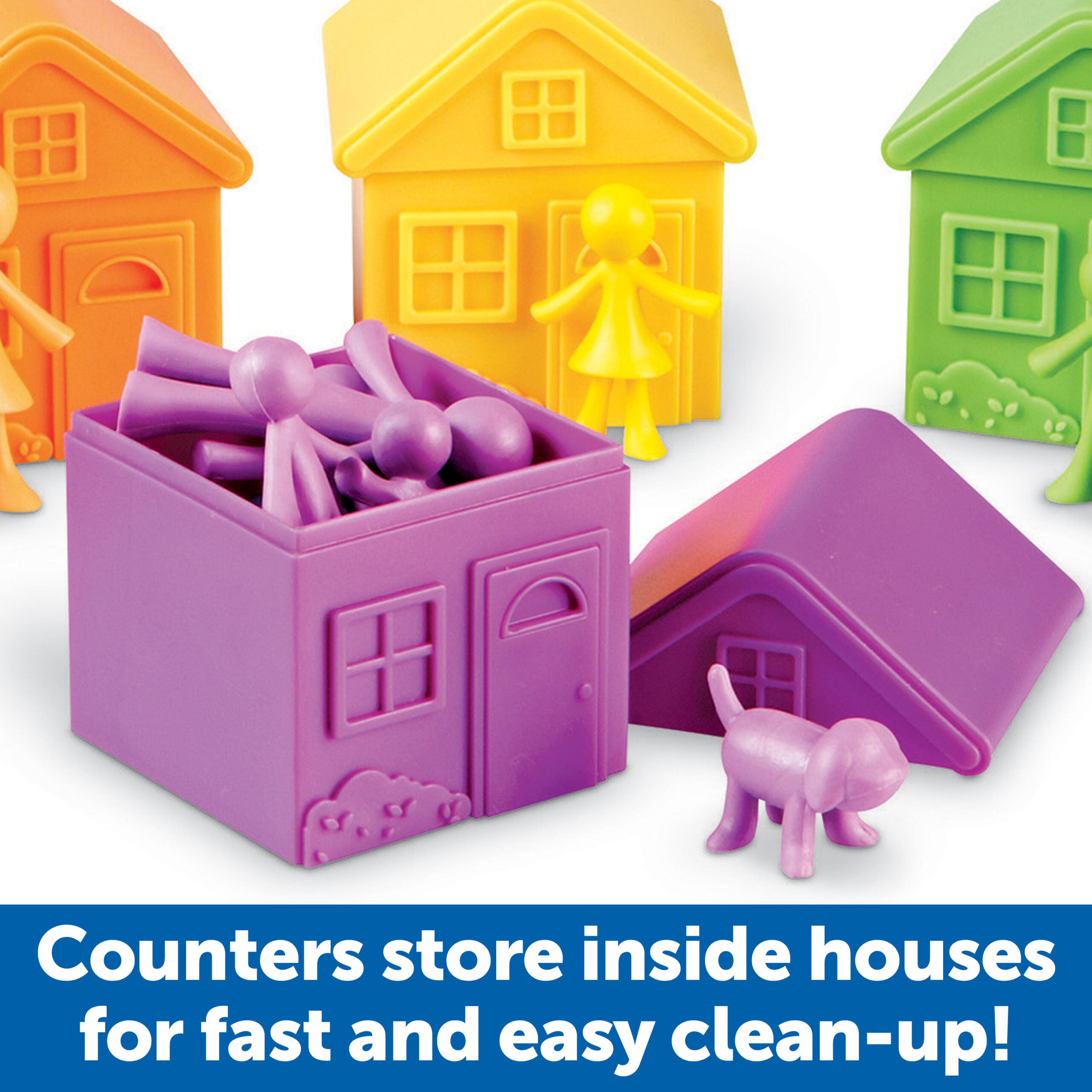 Learning Resources All About Me Sorting Neighbourhood Set, 36 Colourful Sorting Counters, Educational Toy for Colour, Matching, Sorting, and Social-Emotional Learning, Ages 3+