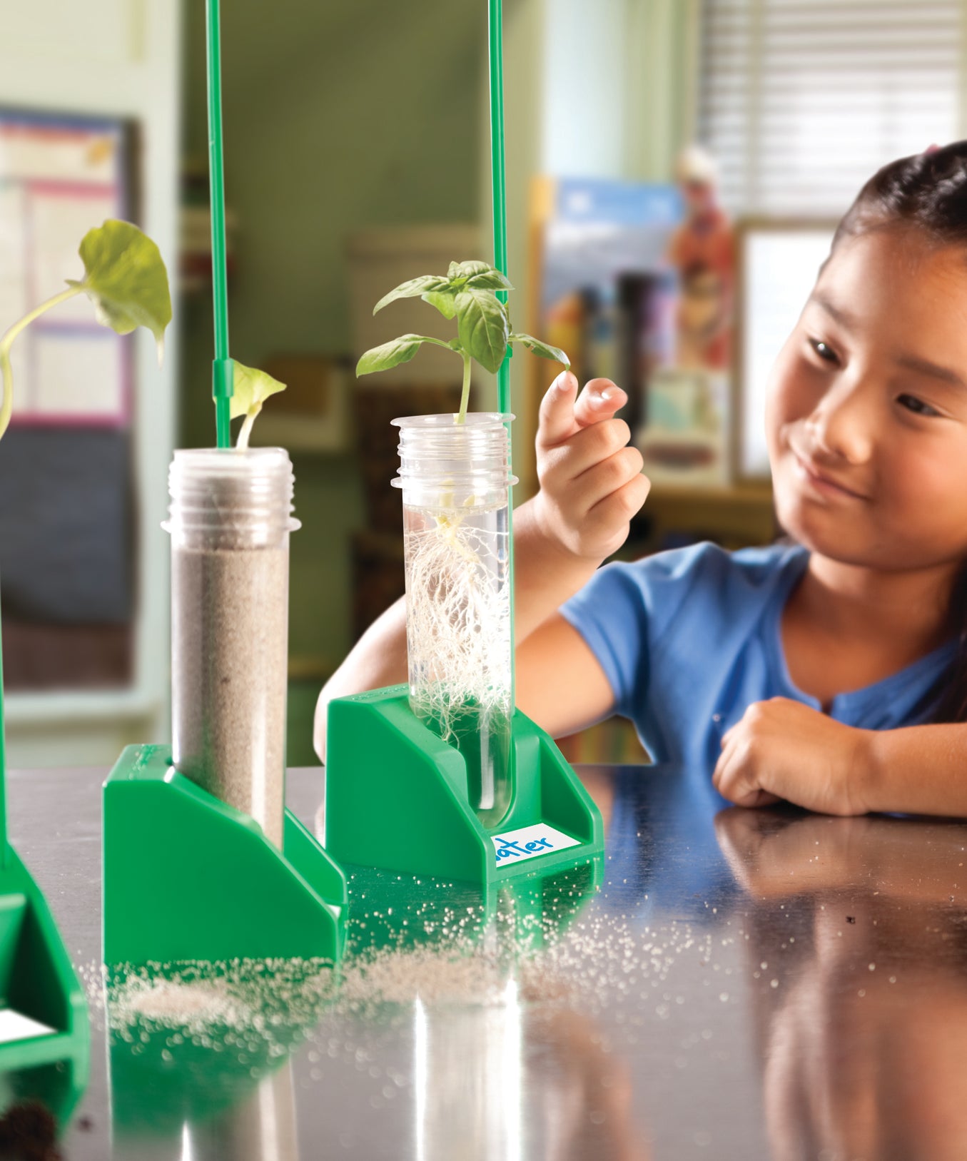 مختبر عرض الزراعة المائية من Learning Resources، رؤية بزاوية 360 درجة لمراقبة نمو النباتات، مجموعة تعليمية STEM، للأعمار من 5 سنوات فما فوق