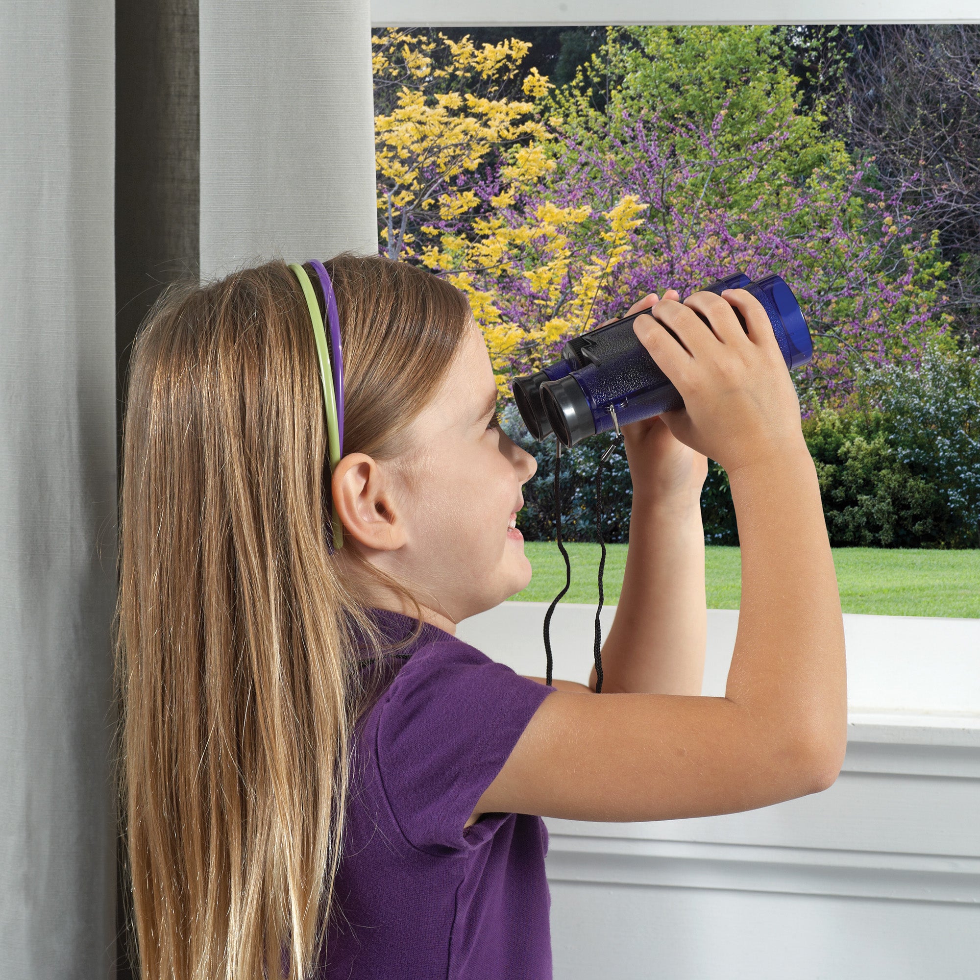 منظار العلوم الأساسي من Learning Resources، تكبير 6 أضعاف، تصميم متين مناسب للأطفال مع حزام للرقبة، مثالي للاستكشاف المبكر، للأعمار من 3 سنوات فما فوق