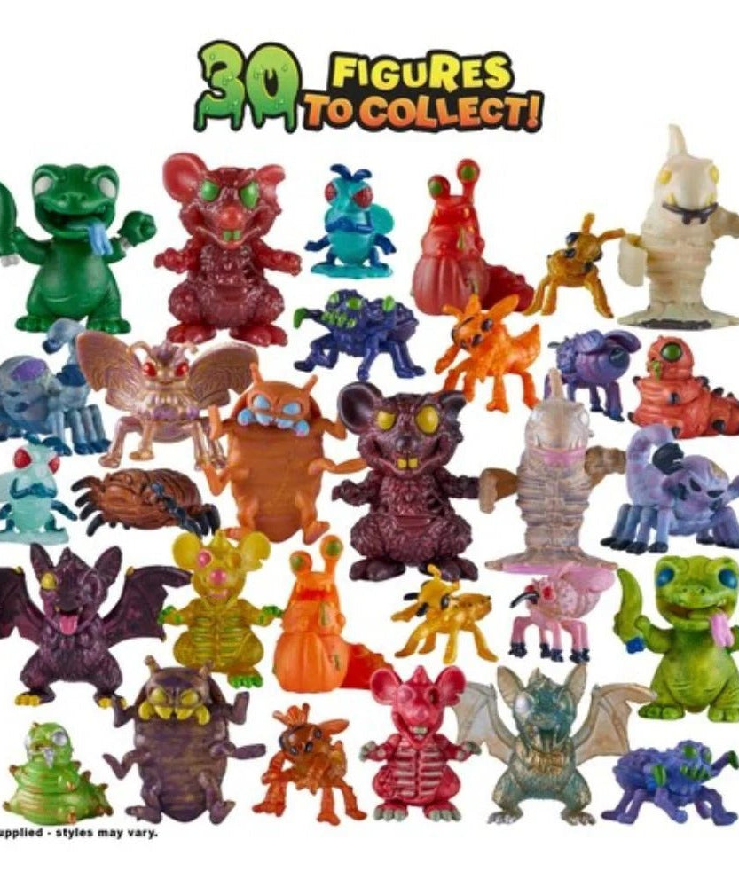 Terror Fried Slimy Box 08094, Gross Collectible Figures and Slime for Kids Ages 4 and Up, 6-Piece Interactive Fast-Food Play Set with Fizz, Squish, Crack and Ooze, Sensory and Collectible Toys