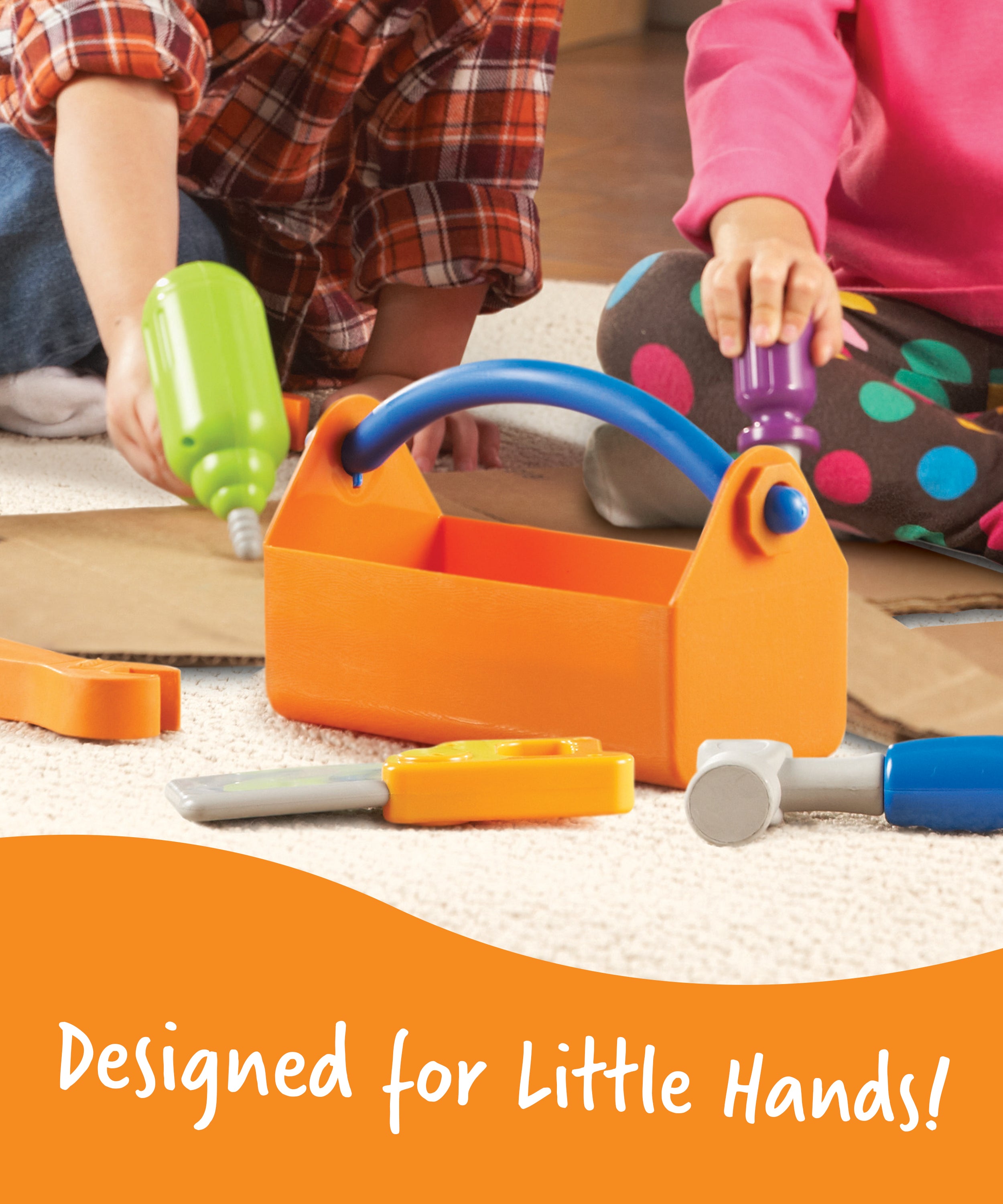 مجموعة أدوات New Sprouts Fix It من Learning Resources - أدوات لعب تظاهرية للأطفال الصغار من عمر سنتين فما فوق