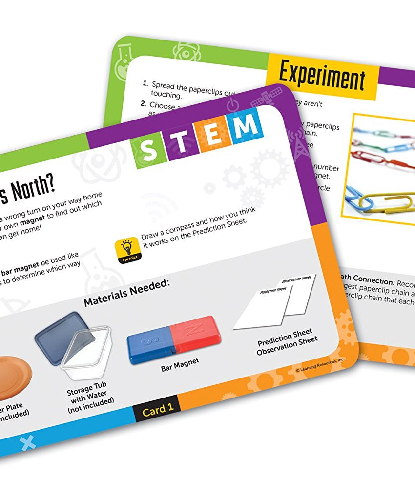 مجموعة أنشطة STEM Magnets من Learning Resources، مجموعة علمية عملية عن المغناطيسية للأطفال، من سن 5 سنوات فما فوق