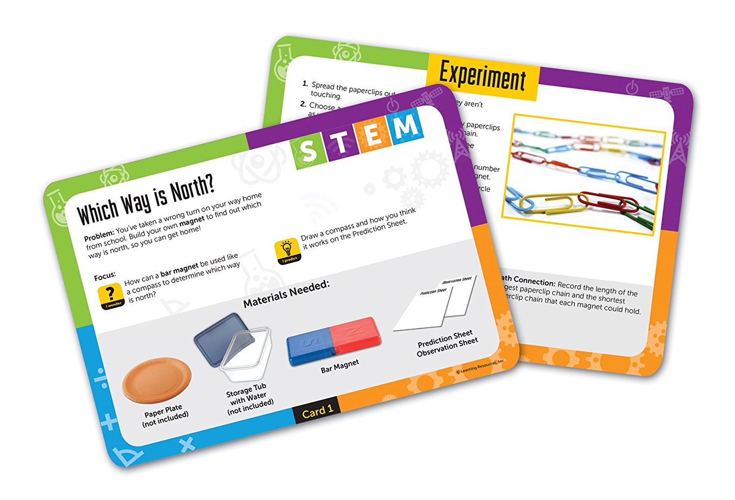 مجموعة أنشطة STEM Magnets من Learning Resources، مجموعة علمية عملية عن المغناطيسية للأطفال، من سن 5 سنوات فما فوق