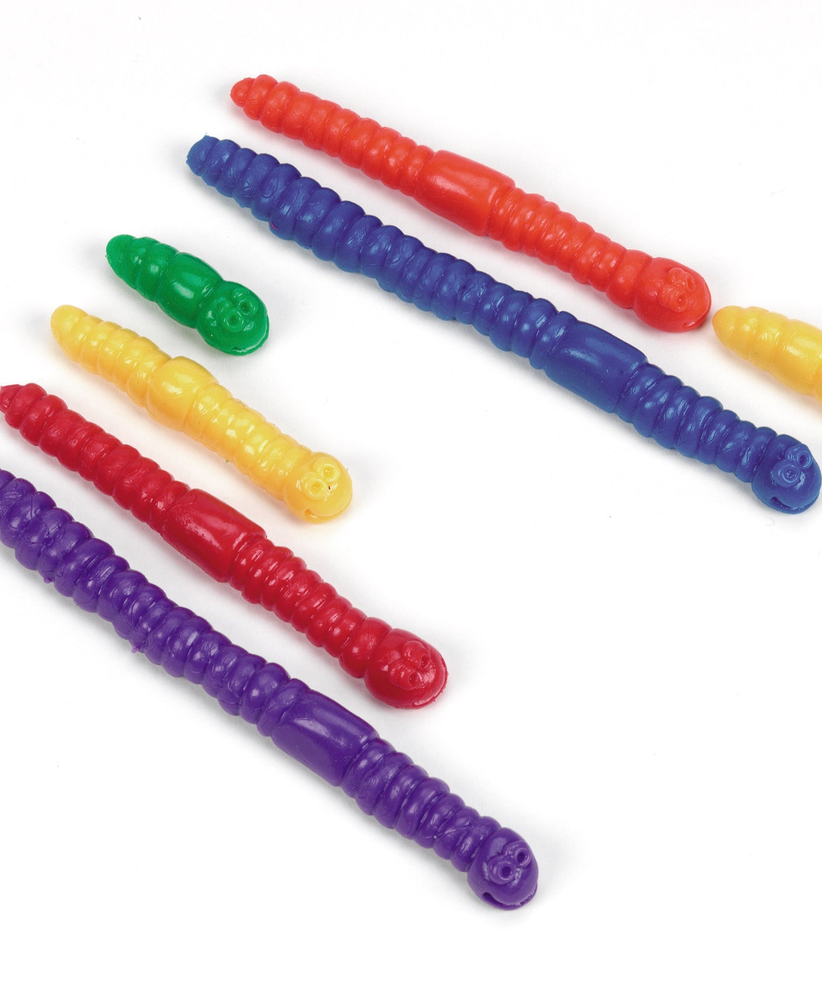 Learning Resources Measuring Worms, Set of 72, Tactile Colourful Worms for Counting, Sorting & Measuring, Includes Activity Guide, Convenient Storage Bucket, Ages 3+