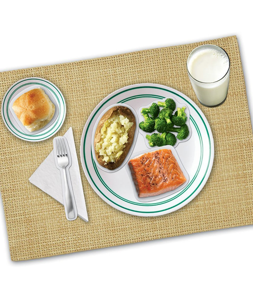 Learning Resources Magnetic Healthy Foods Set, 34 Realistic Food Magnets for Kids, Learn About 5 Food Groups with Write & Wipe Placemat, Educational Nutrition Toy for Ages 3+