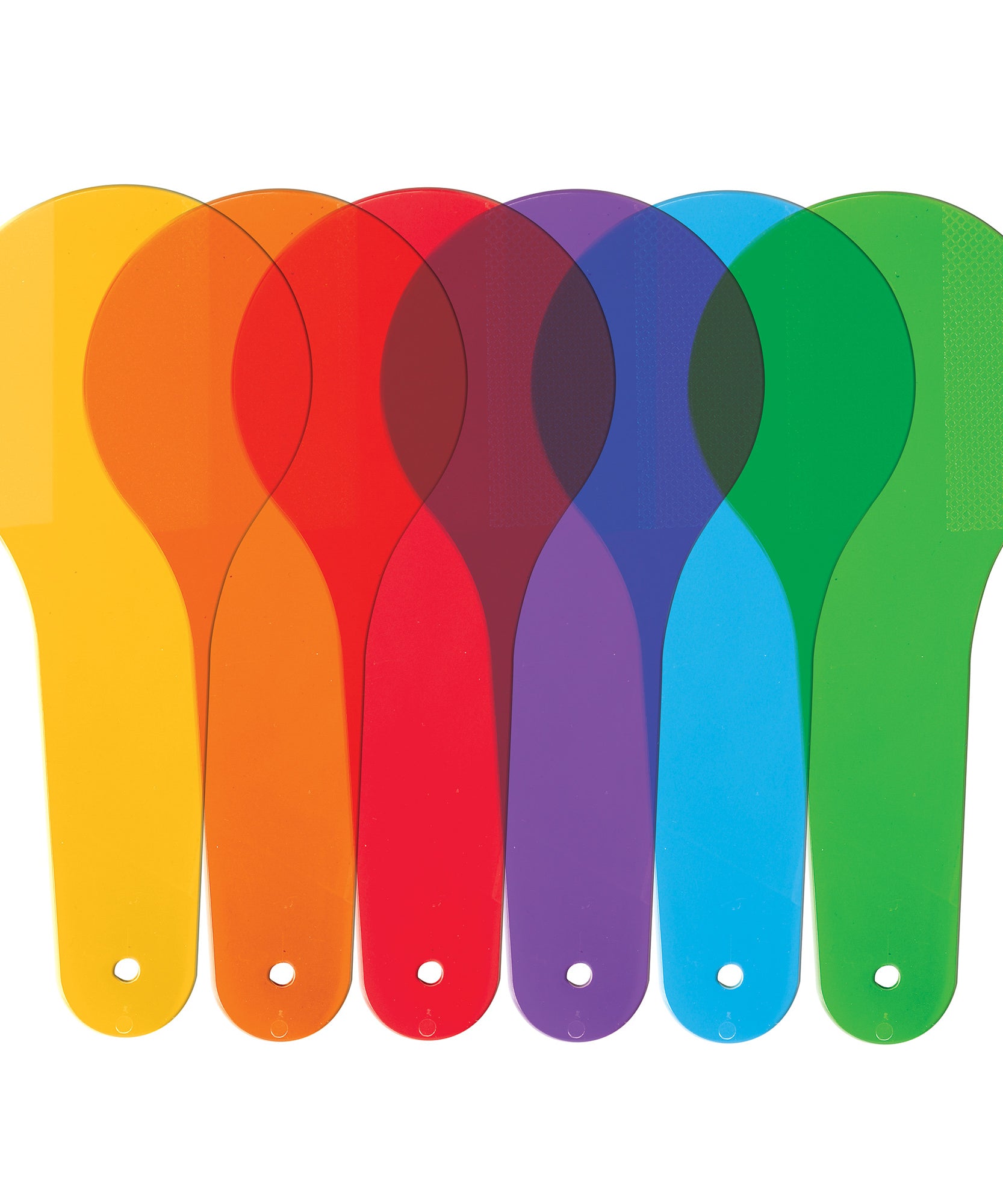 Learning Resources Primary Science® Colour Paddles, Early Colour Recognition and Mixing Tool, Set of 6, Ages 3+