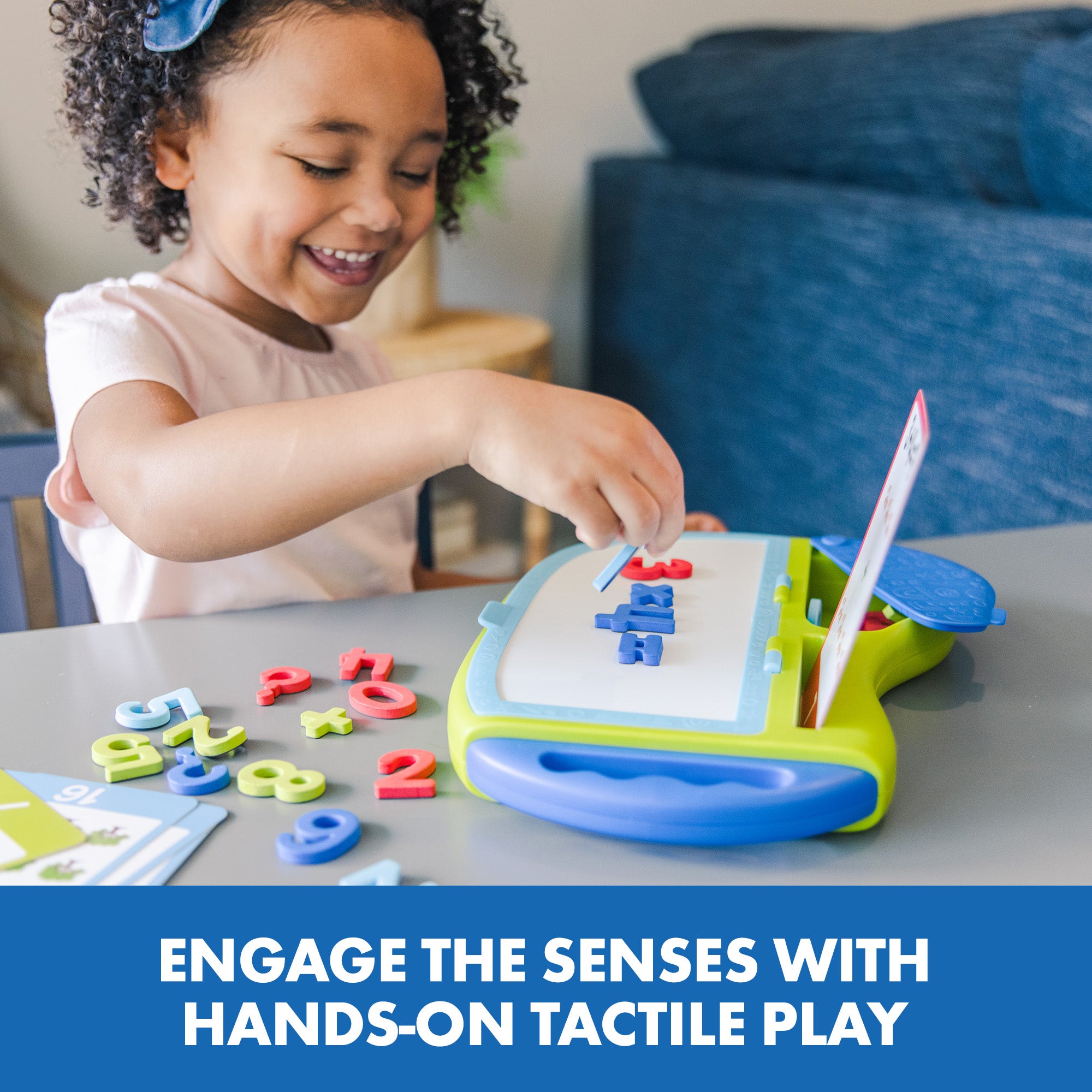 موارد تعليمية: ماث ماجنتس جو! عدّ، مجموعة مغناطيسية لتعليم الرياضيات للأطفال، تتضمن 42 مغناطيسًا و30 بطاقة أنشطة، للأعمار من 4 سنوات فما فوق