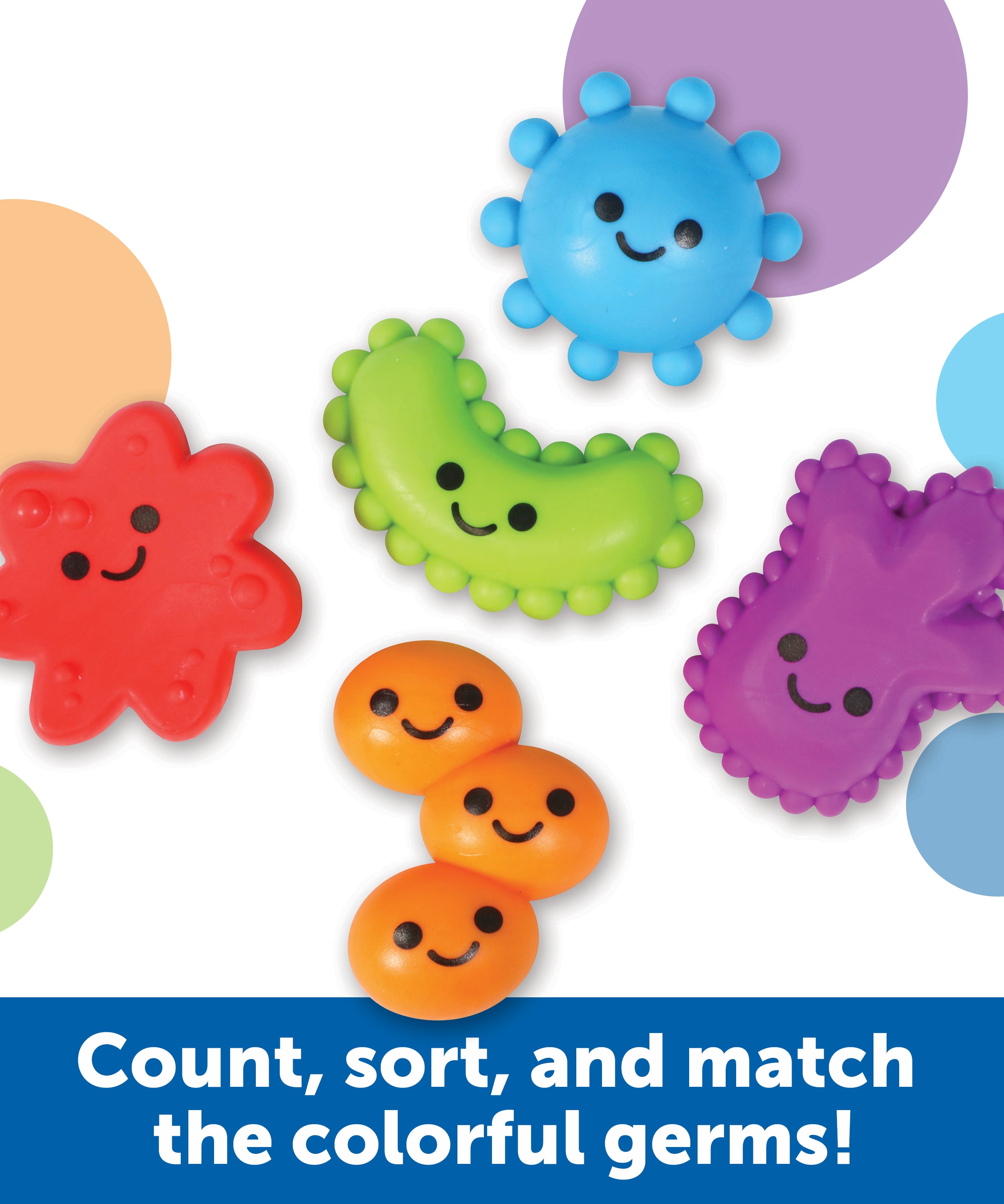 مجموعة موارد التعلم للعلوم المضحكة، لعبة STEM ممتعة لمرحلة ما قبل المدرسة للفرز والعد وتنمية المهارات الحركية