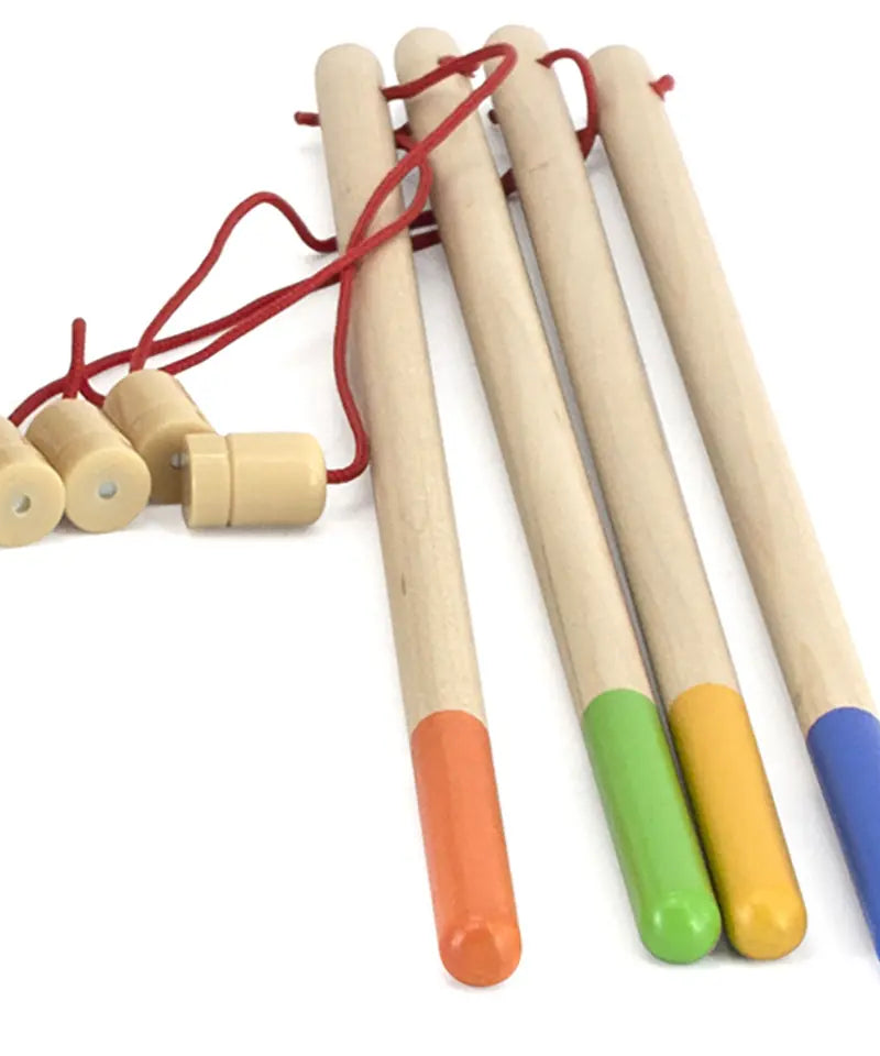 لعبة صيد السمك الخشبية المغناطيسية من فيجا، لعبة تعليمية من مونتيسوري، تُنمّي مهارات التنسيق بين اليد والعين، والتعرف على الأرقام والمهارات الحركية، صديقة للبيئة وغير سامة، للأولاد والبنات من عمر سنتين فما فوق