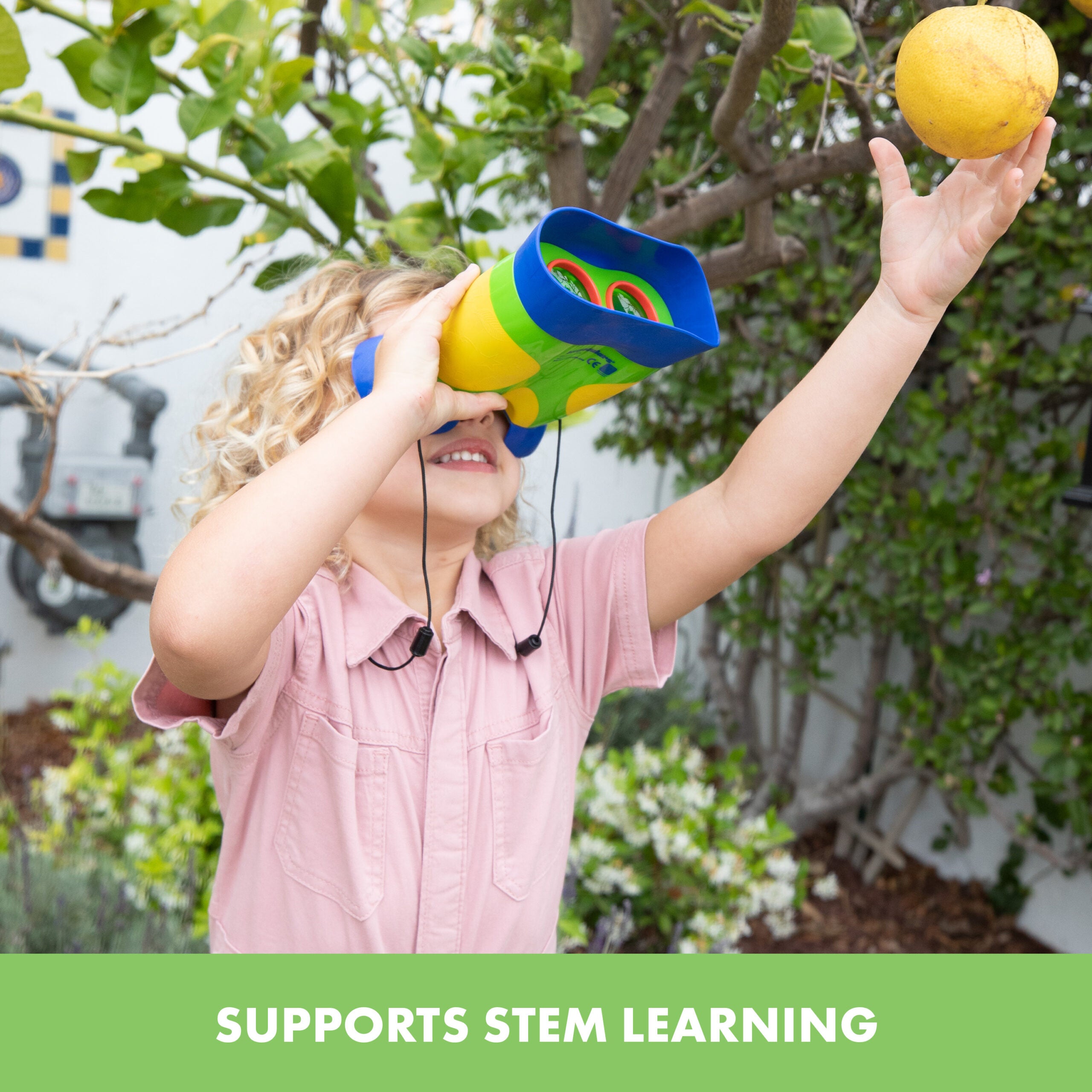 موارد التعلم: مناظير جيوسفاري جونيور، مناظير بدون تركيز للأطفال مع تكبير مضاعف، للاستكشاف المبكر وتعلم العلوم والتكنولوجيا والهندسة والرياضيات، للأعمار من 3 سنوات فما فوق