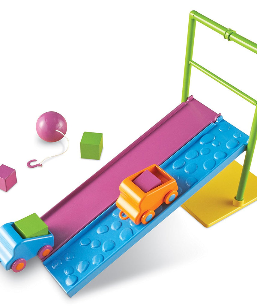 مجموعة أنشطة القوة والحركة في مجالات العلوم والتكنولوجيا والهندسة والرياضيات من Learning Resources، مجموعة علمية عملية للأطفال، من سن 5 سنوات فما فوق