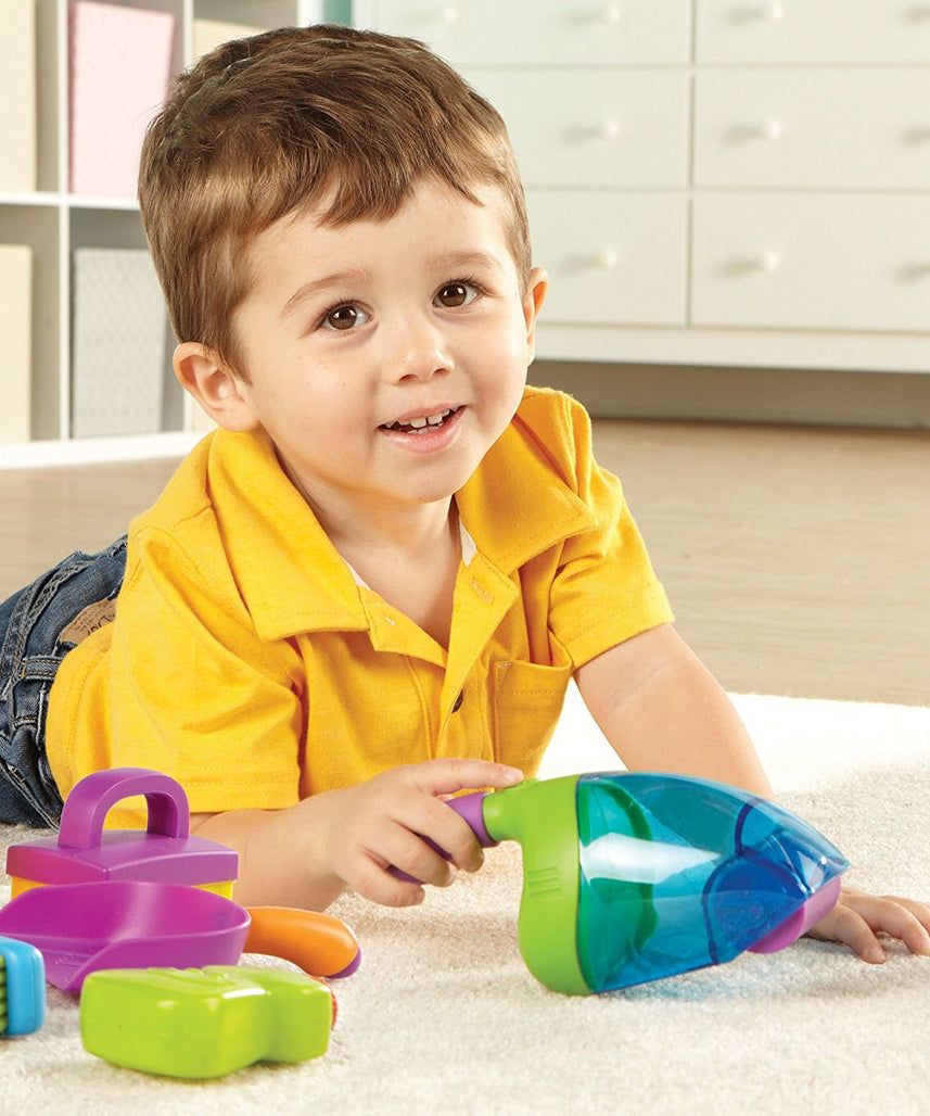 Learning Resources New Sprouts Clean It Pretend Play Cleaning Set for Toddlers Ages 2 Plus