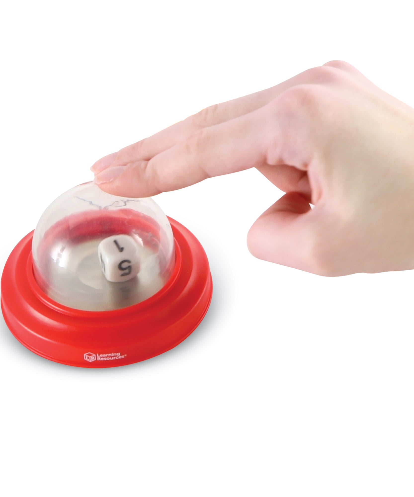 أدوات تفجير النرد من Learning Resources، مجموعة من 2 نرد في قبب، ملحق رياضيات وألعاب ممتع للأطفال، من سن 3 سنوات فما فوق، للاستخدام في الفصل الدراسي والمنزل، أدوات تفجير حمراء وزرقاء مع نرد أرقام ونقاط