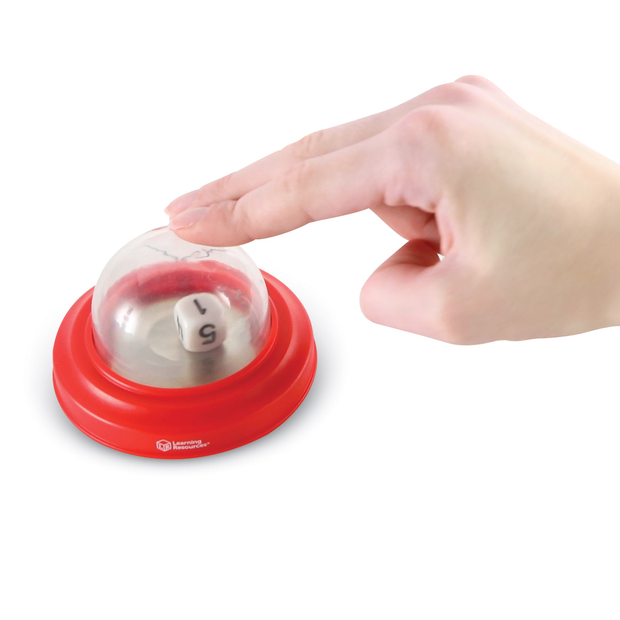 أدوات تفجير النرد من Learning Resources، مجموعة من 2 نرد في قبب، ملحق رياضيات وألعاب ممتع للأطفال، من سن 3 سنوات فما فوق، للاستخدام في الفصل الدراسي والمنزل، أدوات تفجير حمراء وزرقاء مع نرد أرقام ونقاط