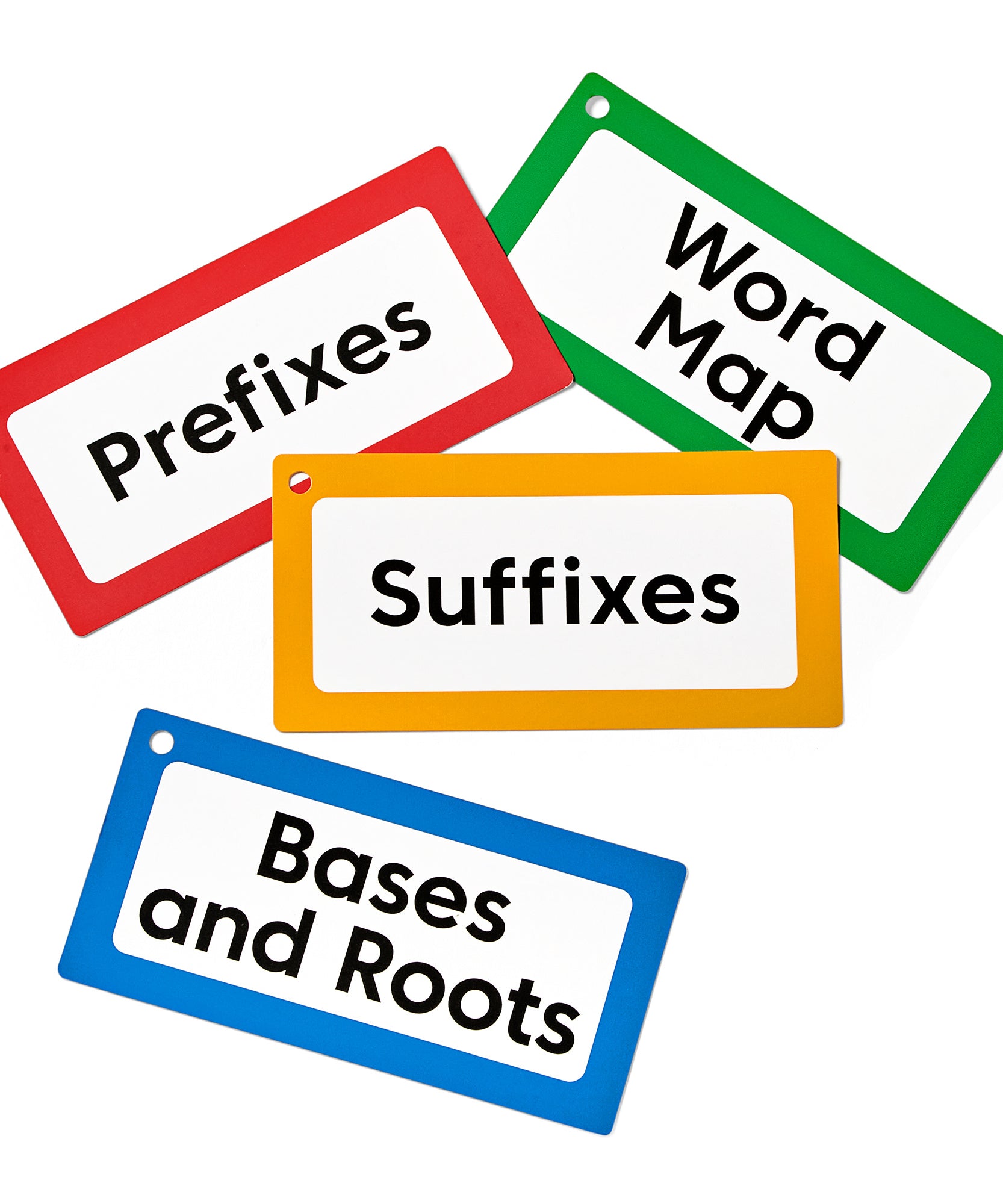 Learning Resources Morphology Wall Card Set, 215 Piece Literacy Resource for Teaching Prefixes, Suffixes, Root and Base Words, Color-Coded with Magnets and Teacher Guide, Ages 7 and Up