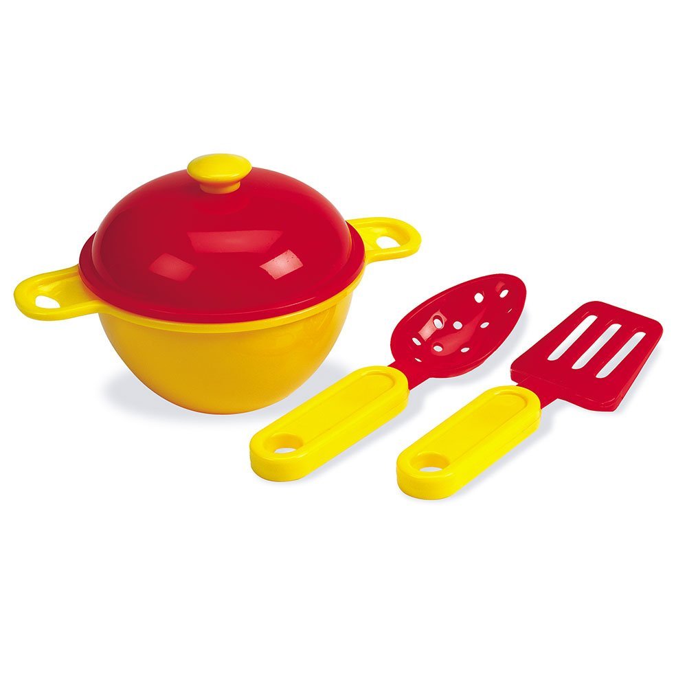 Learning Resources Kitchen Set, 70+ Piece Pretend Play Cooking Set, Durable Plastic Toy Pots, Pans, Utensils & More, Ideal for Imaginative Play & Small Group Activities, Ages 3+