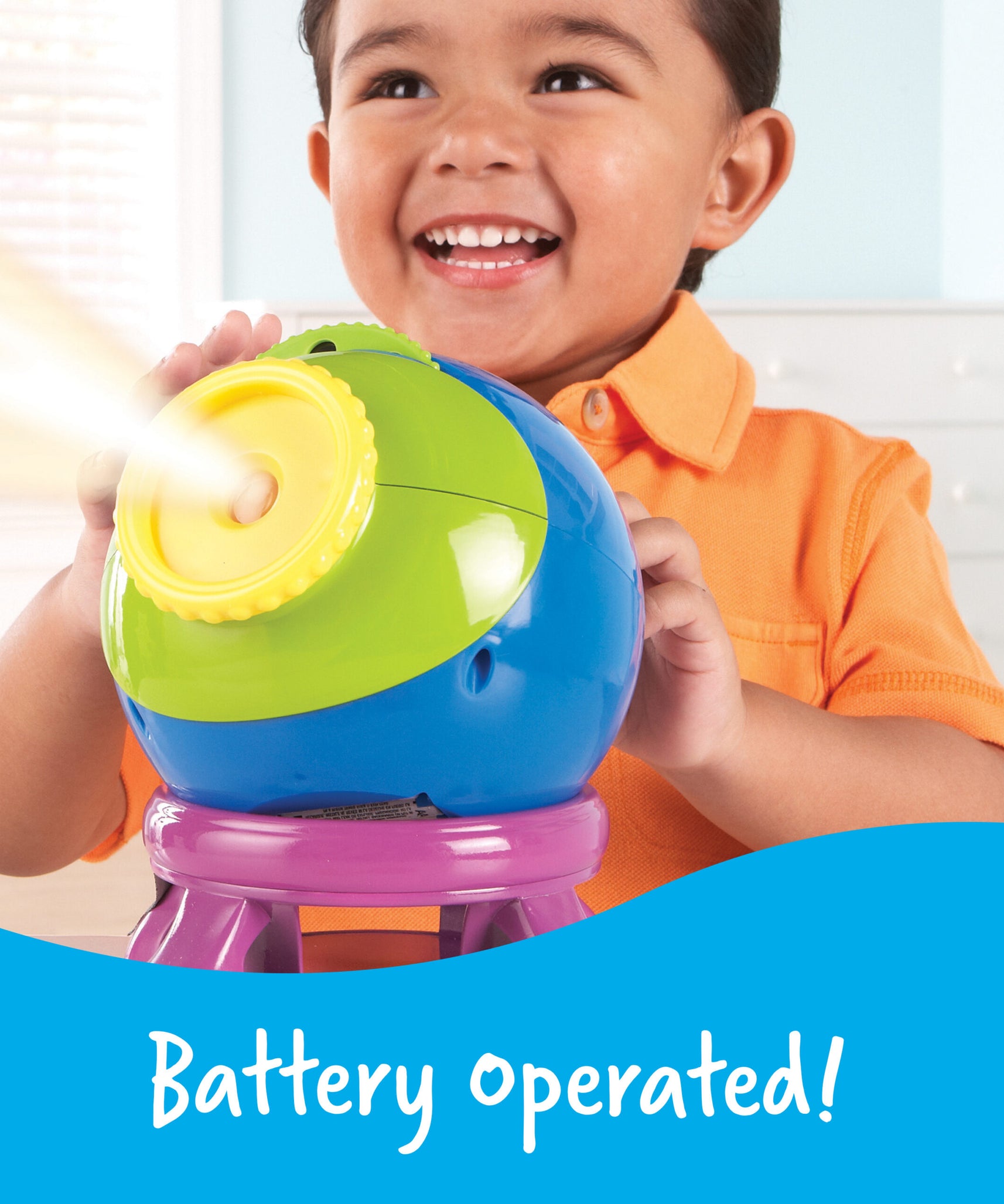 موارد التعلم - جهاز عرض النجوم المتألقة للعلوم الأساسية، لعبة فضاء تعليمية مع 24 صورة ودليل أنشطة متعدد اللغات، للأعمار من 3 سنوات فما فوق